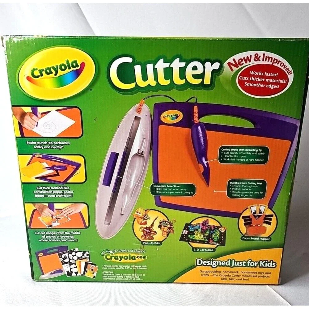 Crayola Cutter Kit NEW IN BOX Cuts Where Scissors Can't 248900 Kids Crafts NIB